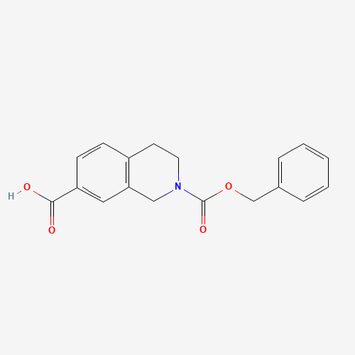 877861-35-3 2-((benzyloxy)carbonyl)-1,2,3,4-tetrahydroisoquinoline-7-carboxylic acid chemical structure