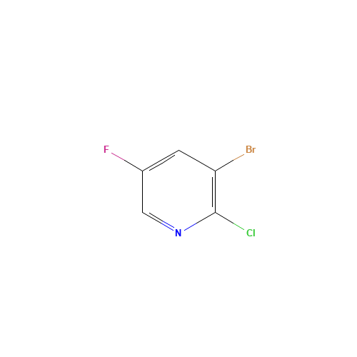 884494-36-4 3-BROMO-2-CHLORO-5-FLUOROPYRIDINE chemical structure