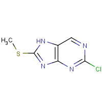 89581-80-6 2-chloro-8-(methylthio)-7H-purine chemical structure