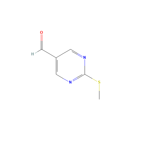 90905-31-0 2-METHYLSULFANYL-PYRIMIDINE-5-CARBALDEHYDE chemical structure