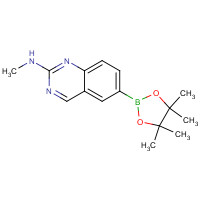 913067-91-1 N-methyl-6-(4,4,5,5-tetramethyl-1,3,2-dioxaborolan-2-yl)quinazolin-2-amine chemical structure