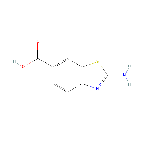 93-85-6 2-Aminobenzothiazole-6-carboxylic acid chemical structure