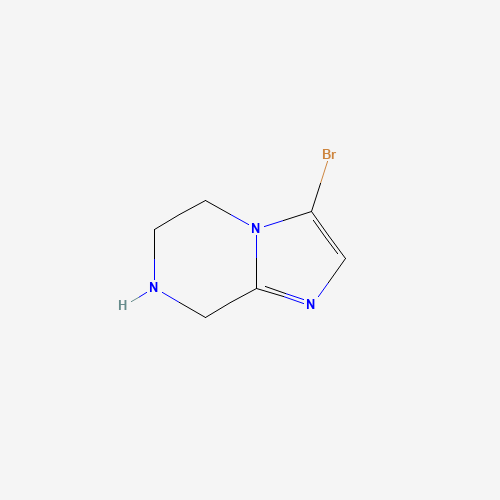 954239-19-1 3-BROMO-5,6,7,8-TETRAHYDROIMIDAZO[1,2-A]PYRAZINEHYDROCHLORIDE chemical structure