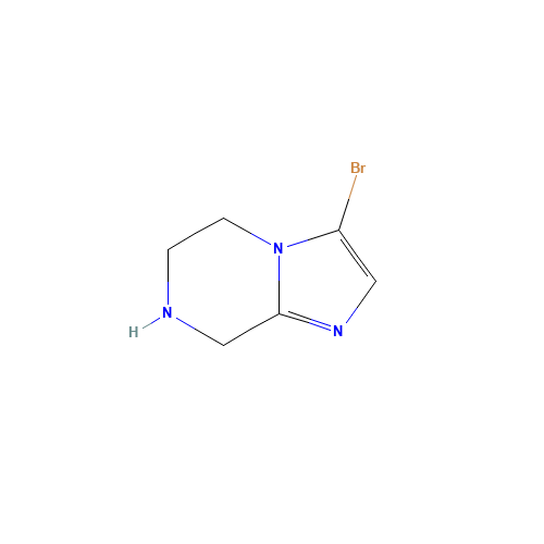 954239-19-1 3-BROMO-5,6,7,8-TETRAHYDROIMIDAZO[1,2-A]PYRAZINEHYDROCHLORIDE chemical structure