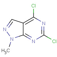 98141-42-5 4,6-dichloro-1-methyl-1H-pyrazolo[3,4-d]pyrimidine chemical structure