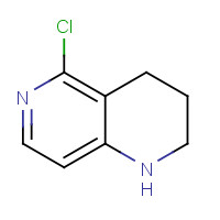 98490-61-0 5-chloro-1,2,3,4-tetrahydro-1,6-naphthyridine chemical structure