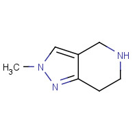 100501-59-5 2-METHYL-4,5,6,7-TETRAHYDRO-2H-PYRAZOLO[4,3-C]PYRIDINE chemical structure