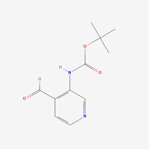 116026-95-0 TERT-BUTYL 4-FORMYLPYRIDIN-3-YLCARBAMATE chemical structure
