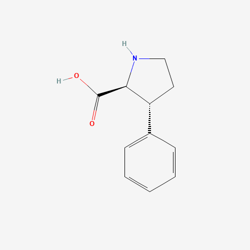118758-48-8 (2S,3R)-3-PHENYLPYRROLIDINE-2-CARBOXYLIC ACID chemical structure