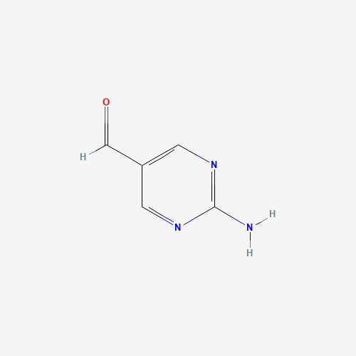 120747-84-4 2-Amino-5-pyrimidinecarboxyaldehyde chemical structure
