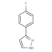 154258-82-9 3-(4-Fluorophenyl)-1H-pyrazole chemical structure