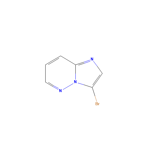 18087-73-5 3-BROMOIMIDAZO[1,2-B]PYRIDAZINE chemical structure