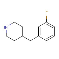202126-85-0 4-(3-FLUORO-BENZYL)-PIPERIDINE chemical structure