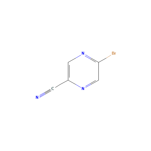 221295-04-1 5-BROMOPYRAZINE-2-CARBONITRILE chemical structure
