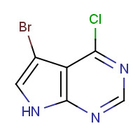 22276-95-5 5-Bromo-4-chloro-7H-pyrrolo[2,3-d]pyrimidine chemical structure