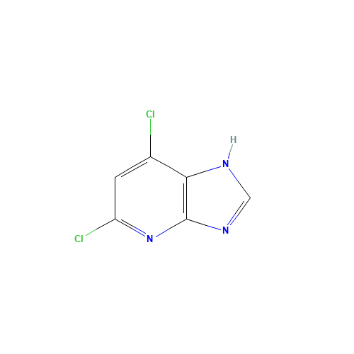 24485-01-6 3H-Imidazo[4,5-b]pyridine,5,7-dichloro- chemical structure