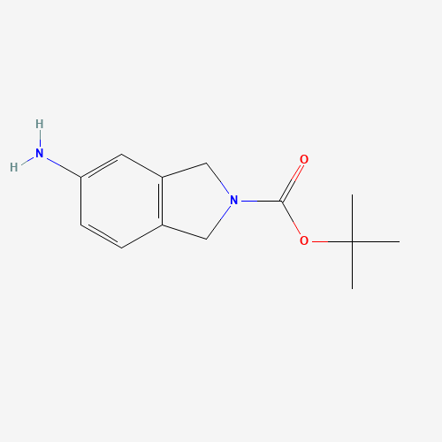 264916-06-5 TERT-BUTYL 5-AMINOISOINDOLINE-2-CARBOXYLATE chemical structure
