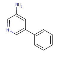 31676-54-7 5-PHENYL-PYRIDIN-3-YLAMINE chemical structure
