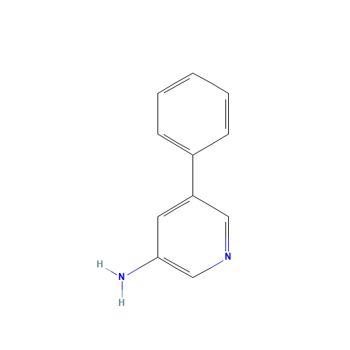 31676-54-7 5-PHENYL-PYRIDIN-3-YLAMINE chemical structure