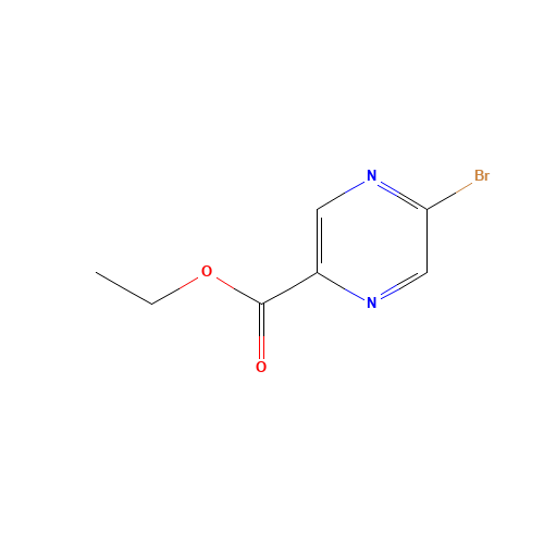 36070-83-4 ETHYL 5-BROMO-2-PYRAZINECARBOXYLATE chemical structure