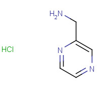 39204-49-4 (PYRAZIN-2-YL)METHANAMINEHYDROCHLORIDE chemical structure