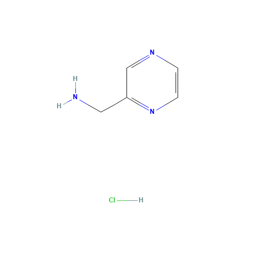 39204-49-4 (PYRAZIN-2-YL)METHANAMINEHYDROCHLORIDE chemical structure