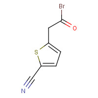 496879-84-6 5-(bromoacetyl)thiophene-2-carbonitrile chemical structure