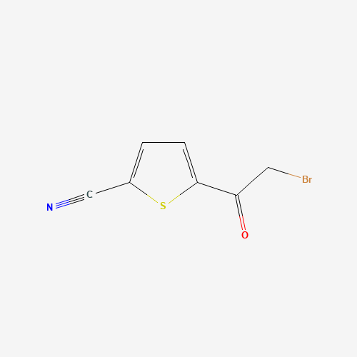 496879-84-6 5-(bromoacetyl)thiophene-2-carbonitrile chemical structure
