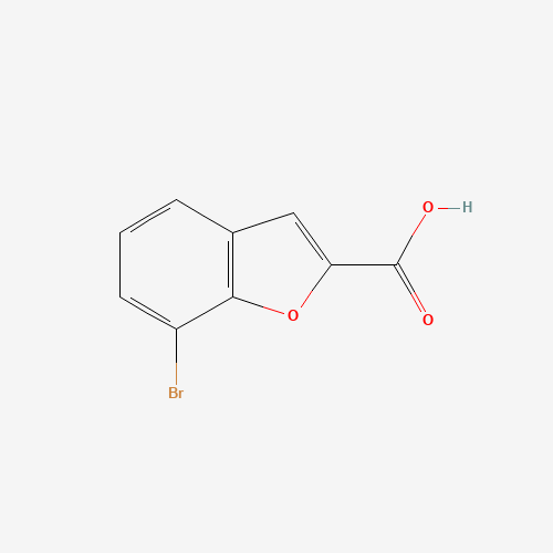 550998-59-9 7-BROMO-1-BENZOFURAN-2-CARBOXYLICACID chemical structure