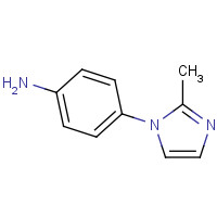 74852-81-6 4-(2-METHYLIMIDAZOL-1-YL)PHENYLAMINE chemical structure