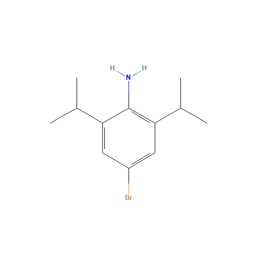 80058-84-0 4-BROMO-2,6-BIS(1-METHYLETHYL)BENZENAMINE chemical structure