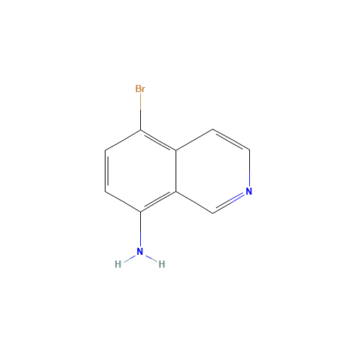 90721-35-0 5-BROMO-8-ISOQUINOLINEAMINE chemical structure