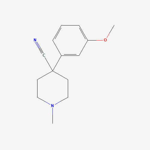 5460-79-7 1-METHYL-4-CYANO-4-(3-METHOXYPHENYL)-PIPERIDINE chemical structure