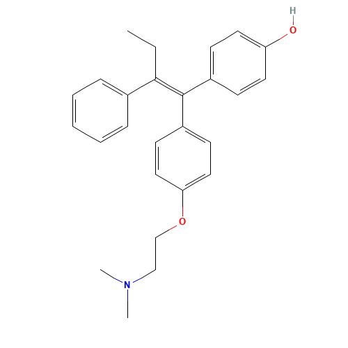 68047-06-3 4-HYDROXYTAMOXIFEN chemical structure