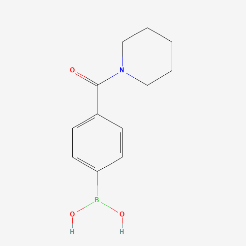 389621-83-4 4-(PIPERIDINE-1-CARBONYL)PHENYLBORONIC ACID chemical structure