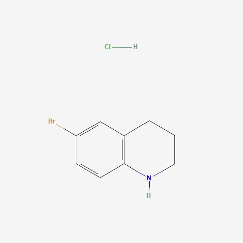 1050161-23-3 6-BROMO-1,2,3,4-TETRAHYDROQUINOLINE HYDROCHLORIDE chemical structure