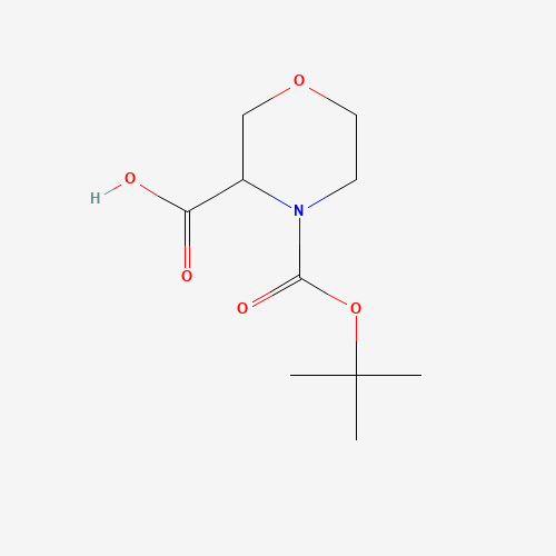 212650-43-6 MORPHOLINE-3,4-DICARBOXYLIC ACID 4-TERT-BUTYL ESTER chemical structure