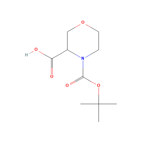 212650-43-6 MORPHOLINE-3,4-DICARBOXYLIC ACID 4-TERT-BUTYL ESTER chemical structure