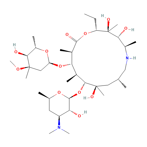 76801-85-9 Azathramycin chemical structure