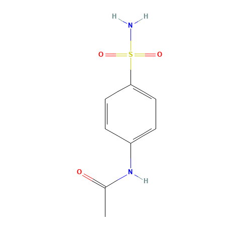 121-61-9 4-Acetamidobenzenesulfonamide chemical structure