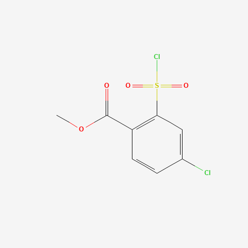 85392-01-4 4-CHLORO-2-(CHLOROSULFONYL) BENZOIC ACID METHYL ESTER chemical structure