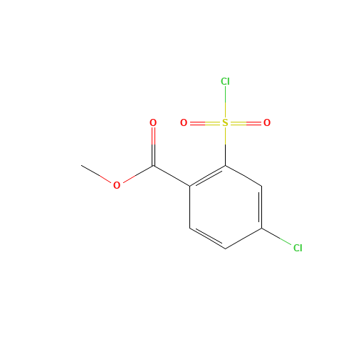 85392-01-4 4-CHLORO-2-(CHLOROSULFONYL) BENZOIC ACID METHYL ESTER chemical structure