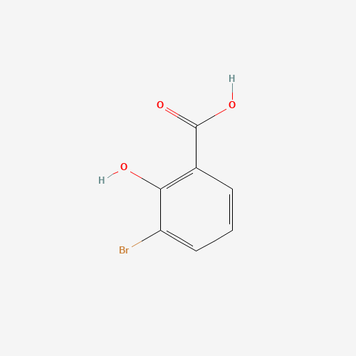 3883-95-2 3-BROMO-2-HYDROXYBENZOIC ACID chemical structure