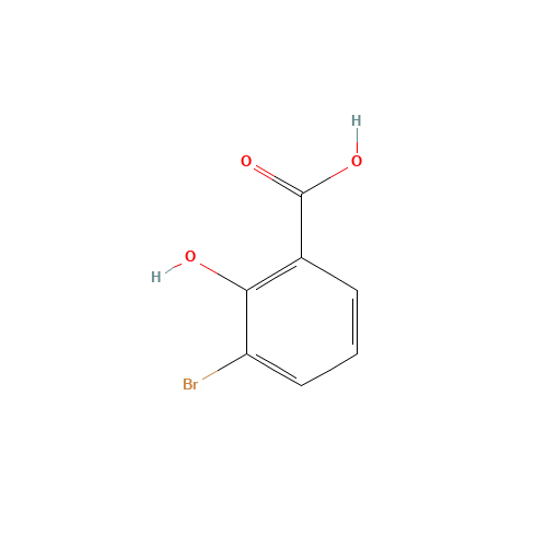 3883-95-2 3-BROMO-2-HYDROXYBENZOIC ACID chemical structure