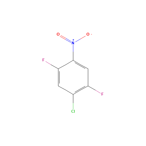 578-28-9 4-CHLORO-2,5-DIFLUORONITROBENZENE chemical structure