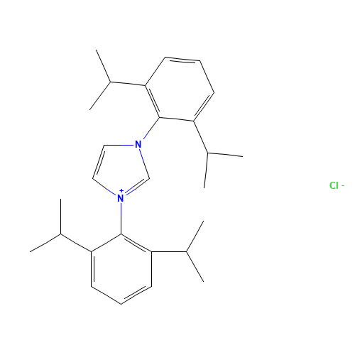 250285-32-6 1,3-BIS(2,6-DIISOPROPYLPHENYL)IMIDAZOLIUM CHLORIDE chemical structure