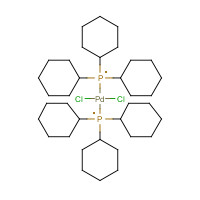 29934-17-6 DICHLOROBIS(TRICYCLOHEXYLPHOSPHINE)PALLADIUM(II) chemical structure