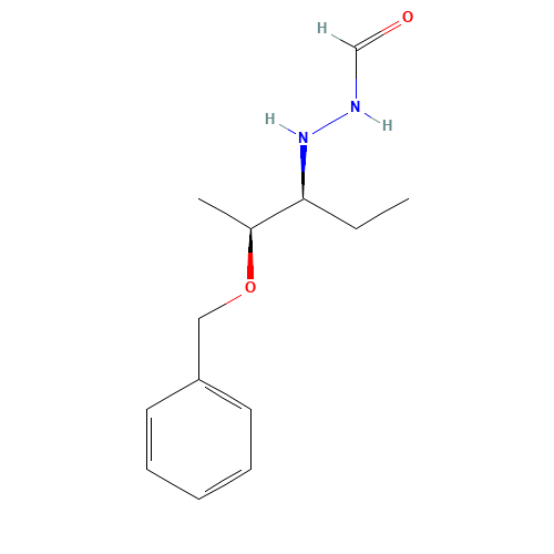 170985-85-0 2-[(1S,2S)-1-Ethyl-2-(phenylmethoxy)propyl]hydrazinecarboxaldehyde chemical structure