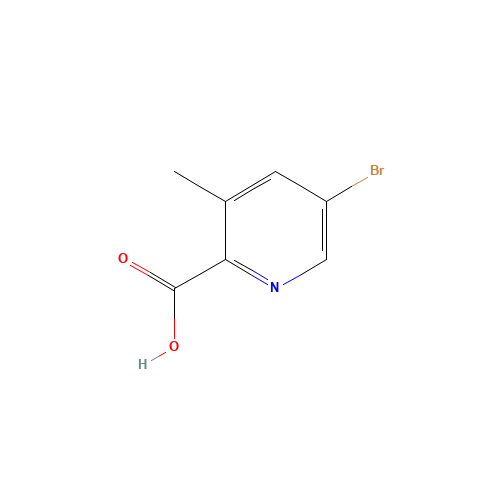 886365-43-1 5-BROMO-2-CARBOXY-3-METHYLPYRIDINE chemical structure