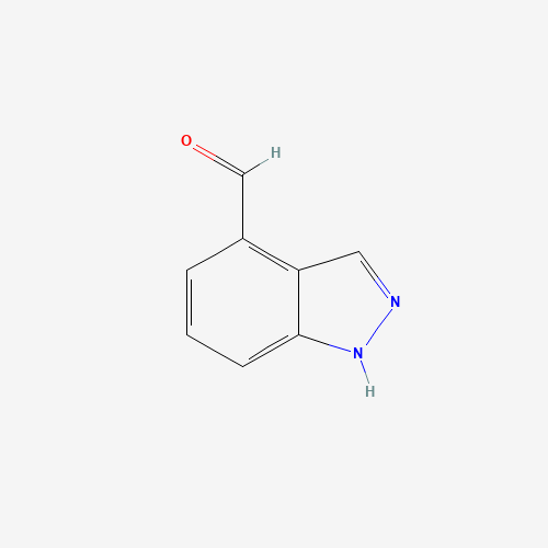 669050-70-8 1H-INDAZOLE-4-CARBALDEHYDE chemical structure